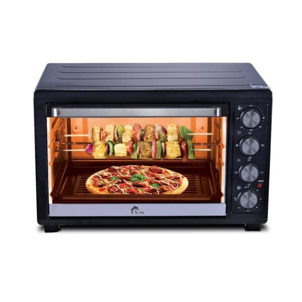 E-lite Oven Toaster ETO-653R 65 LTR Black