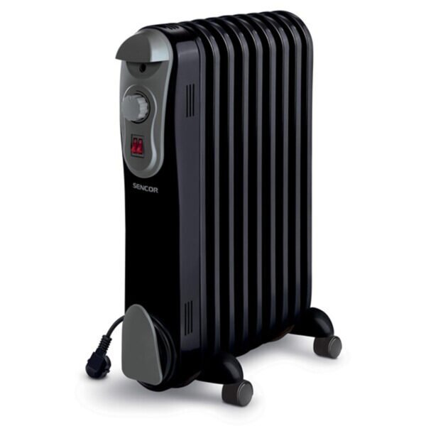 Sencor Oil Filled Radiator Heater SOH 3109BK 9 fins