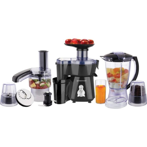 Westpoint Food Factory 5 in 1 Jumbo with Extra Grinder WF-3804 Black