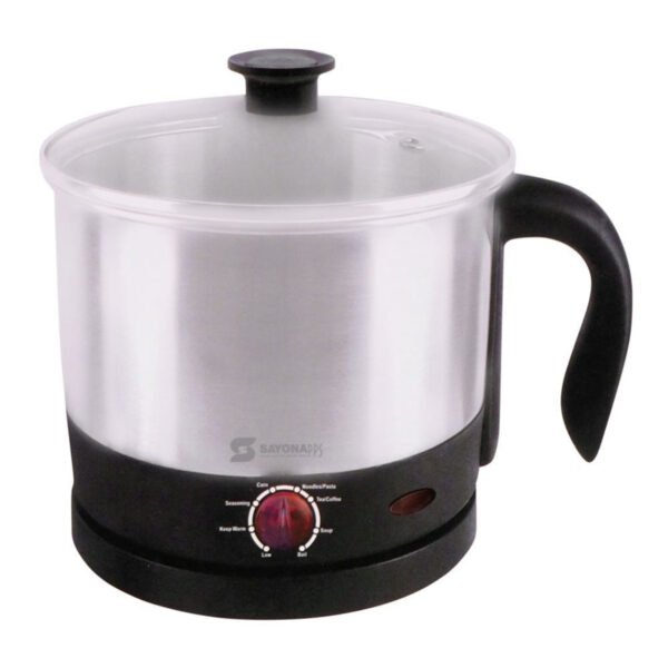 Sayona Stainless Steel Electric Kettle SMC4281 Silver 1.2 l 650 W