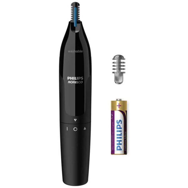 Philips Nose trimmer Norelco Series 1000 for Ears, Nose & Eyebrow Hair Trimming with No Pulling Guaranteed   NT1715