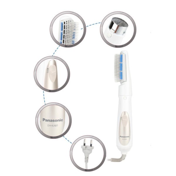 Panasonic Multi Faceted Hair Styler EH-KA81 W62B with 8 Attachments