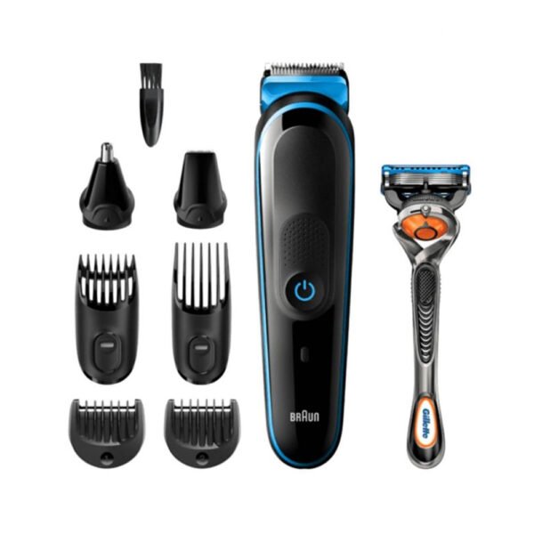 Braun 8 in 1 Multigroomer, Beard and Hair Trimmer With Complete Attachments MGK5265