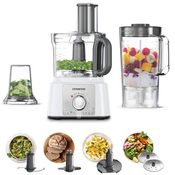Kenwood Food Processor Multi-Functional With 3 Stainless Steel Disks