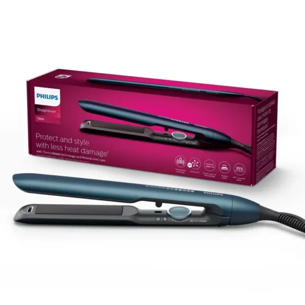 Philips BHS732/00 Hair Straightener   Series 7000   Faster Straightening   ThermoShield Technology
