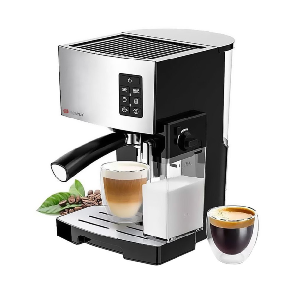 Alpina Espresso Coffee Machine   Silver/Black   SF-2812