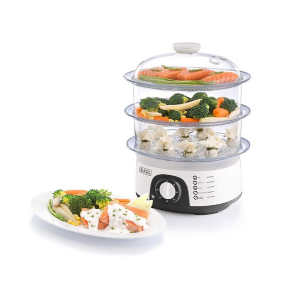 Black+Decker Food Steamer HS6000 with Timer