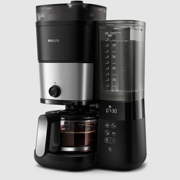 Philips All-in-1 Brew Drip Coffee Maker with Built-in Grinder HD7900/50