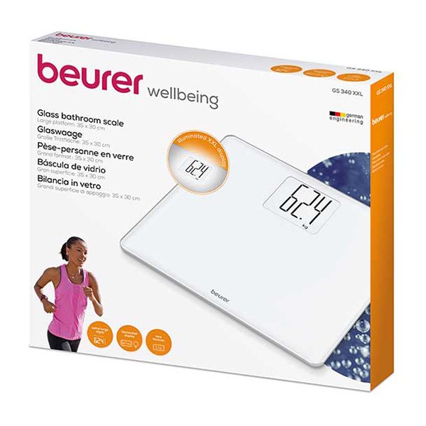 Beurer Glass Bathroom Scale GS 340 XXL