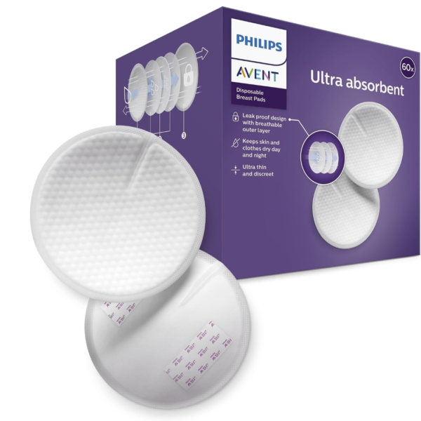 PHILIPS-Avent Ultra Comfort Disp. Breast Pads ??? 60???s Scf254/61