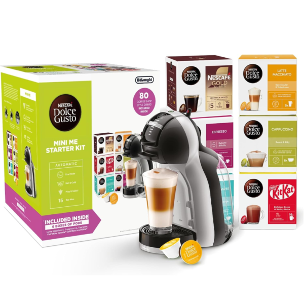 Nescafe Mini Single Serve Capsule Coffee Machine Starter Kit   EDG155. BG
