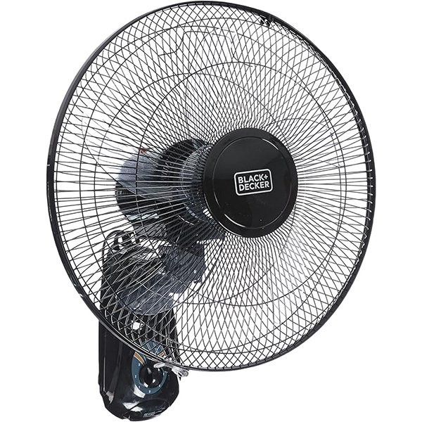 Black & Decker 55 W 16 Inch 3 Speed Wall Fan FW1620-B5