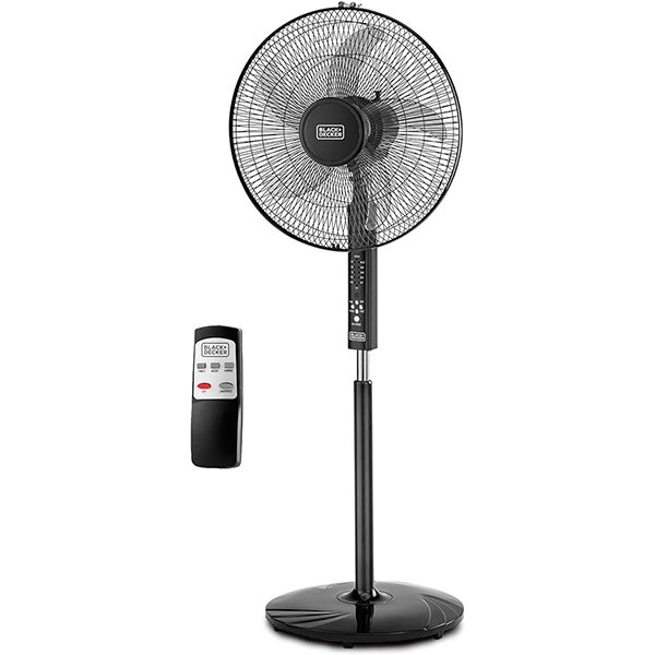 Black & Decker 16 Inch 3 Speed Pedestal Stand Fan FS1620R-B5