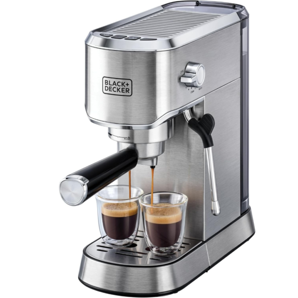 BLACK+DECKER 15-Bar Espresso Coffee Machine ECM150-B5