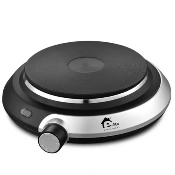 E-Lite Portable Single Hot Plate Black EHP-001