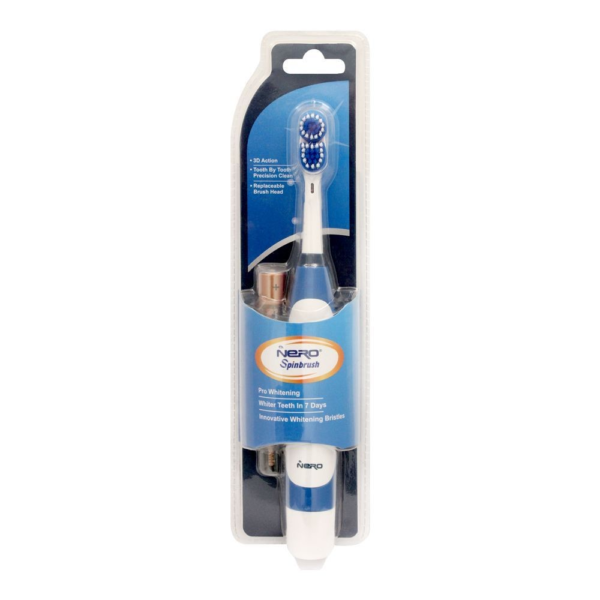Nero Pro Whitening Spinbrush Electric Toothbrush   Blue   SB-202