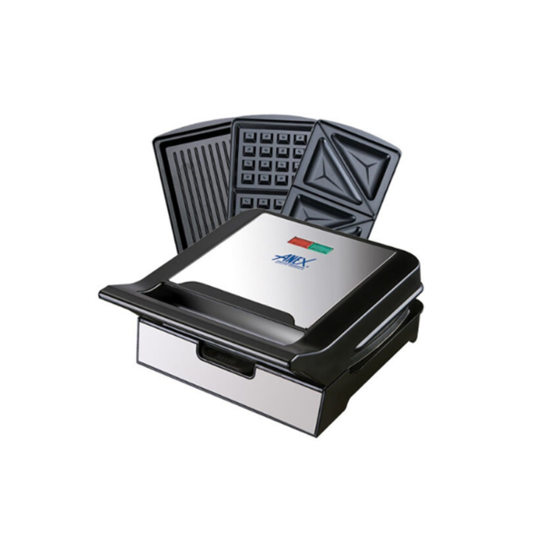 ANEX Sandwich Maker with Waffle and Grill AG-2039C