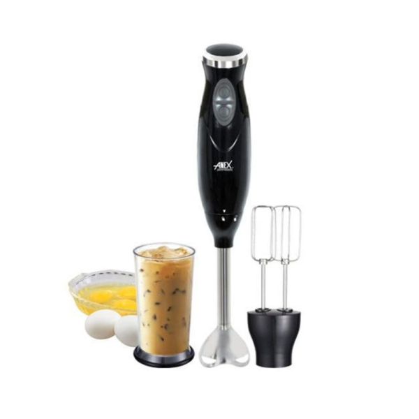 Anex Hand Blender Beater Chopper   Black   AG-140