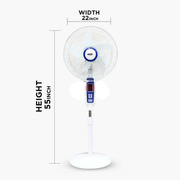 Sogo Rechargeable Floor Fan With Remote Controllable option   JPN-651R