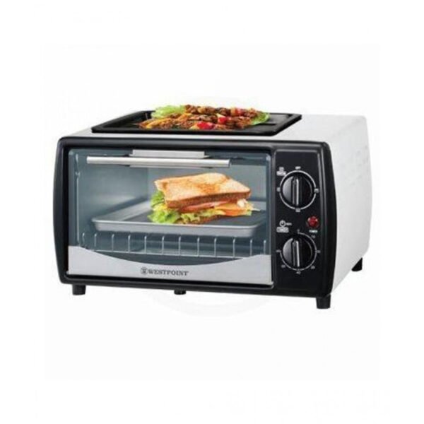 Westpoint Toaster Oven WF-1000D White & Black   800 Watts
